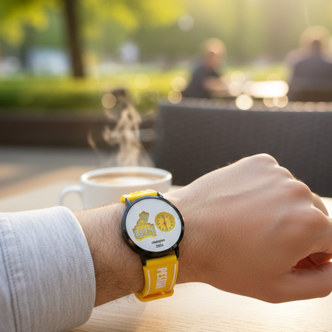 Peshawar Zalmi Rubber Belt Watch | 3 Color in 1